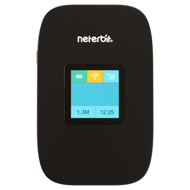 مودم همراه 4G LTE نتربیت مدل NWR-945X با باتری 3000 میلیآمپر ساعت، پشتیبانی از Wi-Fi 6، سرعت دانلود تا 150 مگابیت بر ثانیه، اتصال بیش از 10 کاربر و فایروال NAT