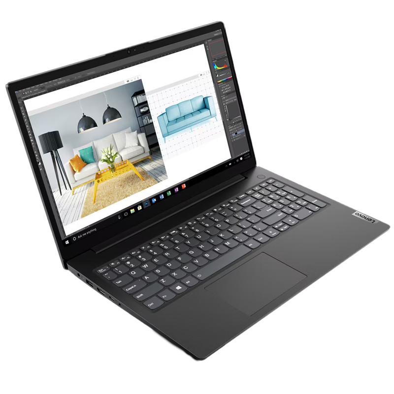 لپتاپ 15.6 اینچی لنوو مدل V15 G2 IJL با پردازنده Celeron N4500، رم 8 گیگابایت DDR4، حافظه SSD با ظرفیت 256 گیگابایت، صفحهنمایش Full HD مات و وبکم HD با درپوش لنز